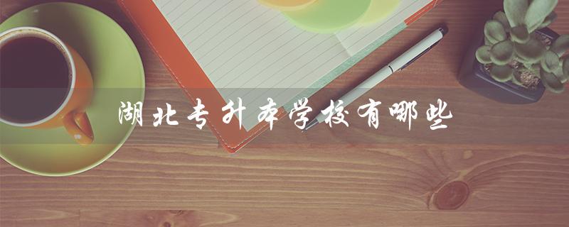 湖北专升本学校有哪些（2023年湖北专升本有哪些学校）
