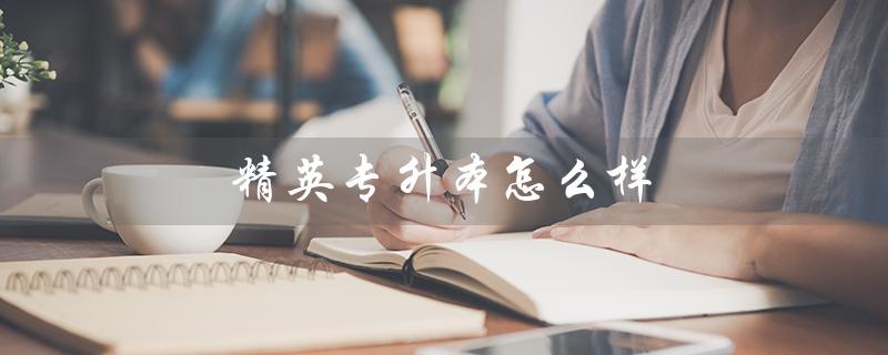 精英专升本怎么样（精英专升本升学率如何）