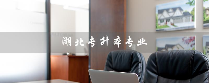 湖北专升本专业（湖北专升本专业课考试时间是什么）