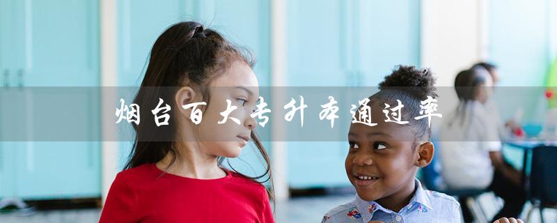 烟台百大专升本通过率（烟台百大专升本如何）